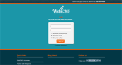 Desktop Screenshot of account.webicms.com